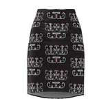 Wabanaki Double Curve Women's Pencil Skirt