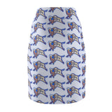 Buffalo Beadwork Print Women's Pencil Skirt