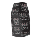 Wabanaki Double Curve Women's Pencil Skirt