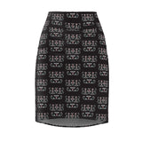Wabanaki Double Curve Women's Pencil Skirt