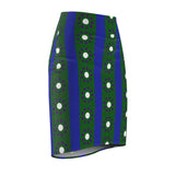 The Mashapaug Nahaganset Tribe Flag Women's Pencil Skirt