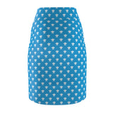Blue Inukshuk Women's Pencil Skirt
