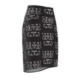 Wabanaki Double Curve Women's Pencil Skirt