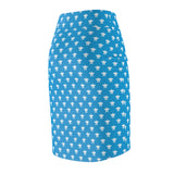 Blue Inukshuk Women's Pencil Skirt