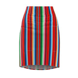 Serape / Jorongo Blanket Print Women's Pencil Skirt (AOP)