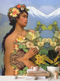 Mother 'Iolani - Designer Pattern Wallpaper