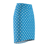 Blue Inukshuk Women's Pencil Skirt