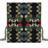 Eastern Woodlands Floral Roses and Fruit Beadwork Print Kenway Evening bag