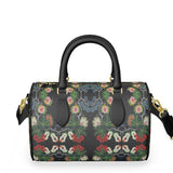 Eastern Woodlands Floral Roses and Fruit Beadwork Print Mini Denbigh Duffle bag
