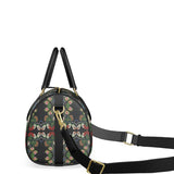 Eastern Woodlands Floral Roses and Fruit Beadwork Print Mini Denbigh Duffle bag