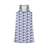 Buffalo Beadwork Print Women's Racerback Dress