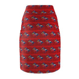 Warrior on Horseback Women's Pencil Skirt