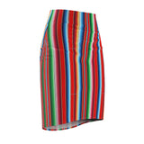 Serape / Jorongo Blanket Print Women's Pencil Skirt (AOP)