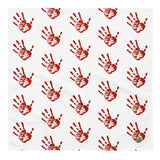MMIW Red Hand Handprint Bandana
