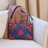Blue Kokum Scarf - Crossbody bag