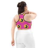 Warrior Women Flag Print Sports Bra