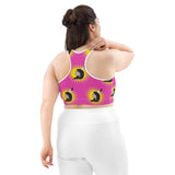 Warrior Women Flag Print Sports Bra