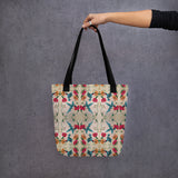 Porcupine Quillwork and Birch Bark Hummingbird Tote Bag