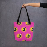 Women Warrior Flag Print Tote Bag