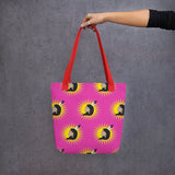 Women Warrior Flag Print Tote Bag