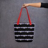 Hiawatha Belt Black Background Tote Bag
