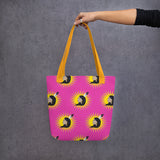 Women Warrior Flag Print Tote Bag