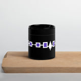 Hiawatha Belt Black Glossy Mug