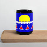 Tłıchǫ People Flag - Black Glossy Mug