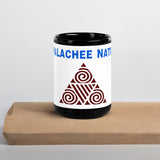 Apalachee Nation Black Glossy Mug