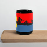 Clatsop Tribe of Oregon and Washington Black Glossy Mug