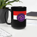 Thunder Mountain Lenapé Nation of Pennsylvania and Ohio Black Glossy Mug