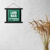 Land Back Poster with Hangers