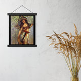 Cayuga - Starting Place - Indigenous Goddess Gang - Art Nouveau Poster with Hangers