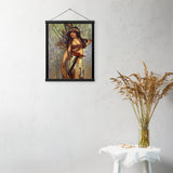Cayuga - Starting Place - Indigenous Goddess Gang - Art Nouveau Poster with Hangers