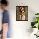 Escanaba-Flat-Rocks Indigenous Goddess Gang - Art Nouveau Poster with Hangers