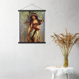 Cayuga - Starting Place - Indigenous Goddess Gang - Art Nouveau Poster with Hangers