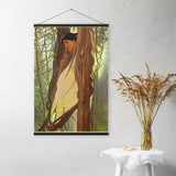 Giizhik - Indigenous Goddess Gang - Art Nouveau Poster with Hangers