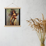 Cayuga - Starting Place - Indigenous Goddess Gang - Art Nouveau Poster with Hangers