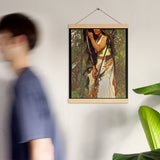 Escanaba-Flat-Rocks Indigenous Goddess Gang - Art Nouveau Poster with Hangers