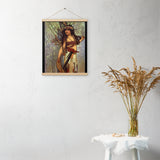 Cayuga - Starting Place - Indigenous Goddess Gang - Art Nouveau Poster with Hangers