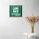 Land Back Poster with Hangers