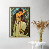 Generosity - Indigenous Goddess Gang - Art Nouveau Poster with Hangers