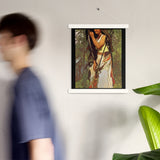 Escanaba-Flat-Rocks Indigenous Goddess Gang - Art Nouveau Poster with Hangers