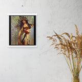 Cayuga - Starting Place - Indigenous Goddess Gang - Art Nouveau Poster with Hangers