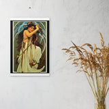 Generosity - Indigenous Goddess Gang - Art Nouveau Poster with Hangers