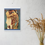 Thro-sii-muu - Indigenous Sweethearts - Art Nouveau Poster with Hangers