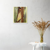 Giizhik - Indigenous Goddess Gang - Art Nouveau Poster with Hangers