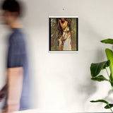 Escanaba-Flat-Rocks Indigenous Goddess Gang - Art Nouveau Poster with Hangers