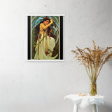 Generosity - Indigenous Goddess Gang - Art Nouveau Poster with Hangers