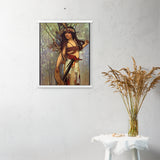Cayuga - Starting Place - Indigenous Goddess Gang - Art Nouveau Poster with Hangers